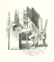 An illustration from Coridon's Song and other verses from various sources. With illustrations by Hugh Thomson ... With an introduction by Austin Dobson. L.P (1894)