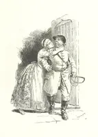 An illustration from Coridon's Song and other verses from various sources. With illustrations by Hugh Thomson ... With an introduction by Austin Dobson. L.P (1894)