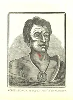 An illustration from Biography and History of the Indians of North America ... also a history of their wars ... Likewise exhibiting an analysis of the ... authors, who have written upon ... the first peopling of America. Third edition, with ... additions ... corrections and ... engravings (1836)