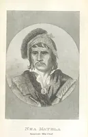An illustration from Biography and History of the Indians of North America ... also a history of their wars ... Likewise exhibiting an analysis of the ... authors, who have written upon ... the first peopling of America. Third edition, with ... additions ... corrections and ... engravings (1837)