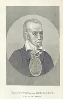An illustration from Biography and History of the Indians of North America ... also a history of their wars ... Likewise exhibiting an analysis of the ... authors, who have written upon ... the first peopling of America. Third edition, with ... additions ... corrections and ... engravings (1837)