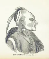 An illustration from Biography and History of the Indians of North America ... also a history of their wars ... Likewise exhibiting an analysis of the ... authors, who have written upon ... the first peopling of America. Third edition, with ... additions ... corrections and ... engravings (1837)