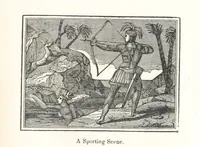 An illustration from Biography and History of the Indians of North America ... also a history of their wars ... Likewise exhibiting an analysis of the ... authors, who have written upon ... the first peopling of America. Third edition, with ... additions ... corrections and ... engravings (1837)