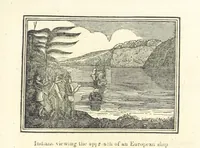 An illustration from Biography and History of the Indians of North America ... also a history of their wars ... Likewise exhibiting an analysis of the ... authors, who have written upon ... the first peopling of America. Third edition, with ... additions ... corrections and ... engravings (1837)