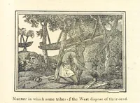 An illustration from Biography and History of the Indians of North America ... also a history of their wars ... Likewise exhibiting an analysis of the ... authors, who have written upon ... the first peopling of America. Third edition, with ... additions ... corrections and ... engravings (1837)