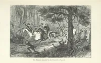 An illustration from Among the Zulus; the adventures of Hans Sterk ... With illustrations by J. B. Zwecker. New ... edition. Third thousand (1879)