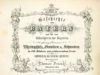 Picture 2 of 120 from Geschichte von Bayern und der zum Königreiche Bayern gehörigen Provinzen Rheinpfalz, Franken u. Schwaben in 120 Bildern mit erklärendem Texte (1853), leaf 7