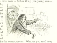 An illustration from In the Enemy's Country; or, the Raven of Steinbrück. A story of 1813, etc (1891)