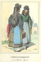 Picture 13 of 50 from Das Deutsche Volk in seinen Mundarten, Sitten, Gebräuchen, Festen und Trachten ... Mit 50 kolorirten Bildern (1847), leaf 121