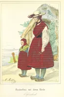 Picture 25 of 50 from Das Deutsche Volk in seinen Mundarten, Sitten, Gebräuchen, Festen und Trachten ... Mit 50 kolorirten Bildern (1847), leaf 247
