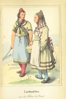 An illustration from Das Deutsche Volk in seinen Mundarten, Sitten, Gebräuchen, Festen und Trachten ... Mit 50 kolorirten Bildern (1847)