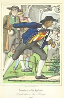 Picture 45 of 50 from Das Deutsche Volk in seinen Mundarten, Sitten, Gebräuchen, Festen und Trachten ... Mit 50 kolorirten Bildern (1847), leaf 413
