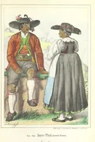 Picture 7 of 50 from Das Deutsche Volk in seinen Mundarten, Sitten, Gebräuchen, Festen und Trachten ... Mit 50 kolorirten Bildern (1847), leaf 77