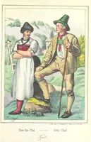 Picture 8 of 50 from Das Deutsche Volk in seinen Mundarten, Sitten, Gebräuchen, Festen und Trachten ... Mit 50 kolorirten Bildern (1847), leaf 81