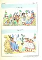 An illustration from Historia de las Indias de Nueva-España y islas de Tierra Firme ... La publica con un atlas, notas, y ilustraciones J. F. Ramirez, etc (1867)