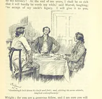 An illustration from Popular Tales ... Illustrated by ... C. Hammond. With an introduction by Anne Thackeray Ritchie (1895)