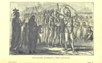 An illustration from Famous American Indians. Red Eagle and the wars with the Creek Indians of Alabama (1878)