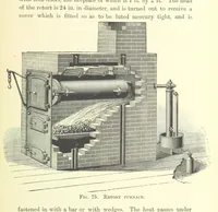An illustration from The Metallurgy of Silver, Gold, and Mercury in the United States (1887)