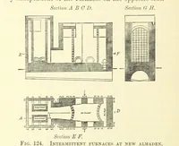 An illustration from The Metallurgy of Silver, Gold, and Mercury in the United States (1887)