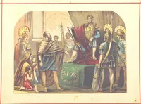An illustration from Hanes Prydain Fawr: o'r cyfnod boreuaf hyd yr amser presenol, etc. [With plates (1875)
