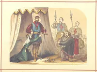 An illustration from Hanes Prydain Fawr: o'r cyfnod boreuaf hyd yr amser presenol, etc. [With plates (1875)