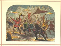 An illustration from Hanes Prydain Fawr: o'r cyfnod boreuaf hyd yr amser presenol, etc. [With plates (1875)
