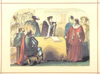 An illustration from Hanes Prydain Fawr: o'r cyfnod boreuaf hyd yr amser presenol, etc. [With plates (1875)