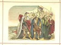 An illustration from Hanes Prydain Fawr: o'r cyfnod boreuaf hyd yr amser presenol, etc. [With plates (1875)