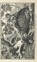 An illustration from Robinson Crusoe's own book; or, the voice of adventure from the civilized man cut off from his fellows ... and from the wanderer in strange seas and lands, etc (1842)