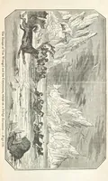 An illustration from Robinson Crusoe's own book; or, the voice of adventure from the civilized man cut off from his fellows ... and from the wanderer in strange seas and lands, etc (1842)