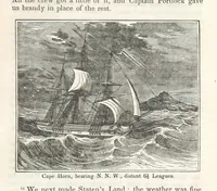 Picture 44 of 79 from Robinson Crusoe's own book; or, the voice of adventure from the civilized man cut off from his fellows ... and from the wanderer in strange seas and lands, etc (1842), leaf 167