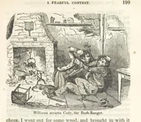 Picture 49 of 79 from Robinson Crusoe's own book; or, the voice of adventure from the civilized man cut off from his fellows ... and from the wanderer in strange seas and lands, etc (1842), leaf 209