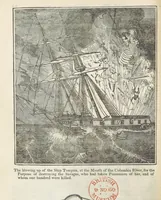 An illustration from Robinson Crusoe's own book; or, the voice of adventure from the civilized man cut off from his fellows ... and from the wanderer in strange seas and lands, etc (1842)
