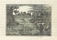 An illustration from Robinson Crusoe's own book; or, the voice of adventure from the civilized man cut off from his fellows ... and from the wanderer in strange seas and lands, etc (1842)