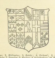 An illustration from The Visitation of Suffolk, made by William Hervey [in 1561] ... With additions from ... Jermyn, Davy, and other MSS. &c. Edited by J. J. Howard. [Extracted from “The East Anglian.” (1866)