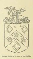 An illustration from The Visitation of Suffolk, made by William Hervey [in 1561] ... With additions from ... Jermyn, Davy, and other MSS. &c. Edited by J. J. Howard. [Extracted from “The East Anglian.” (1866)