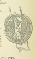 An illustration from The Visitation of Suffolk, made by William Hervey [in 1561] ... With additions from ... Jermyn, Davy, and other MSS. &c. Edited by J. J. Howard. [Extracted from “The East Anglian.” (1866)