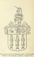 Picture 12 of 50 from The Visitation of Suffolk, made by William Hervey [in 1561] ... With additions from ... Jermyn, Davy, and other MSS. &c. Edited by J. J. Howard. [Extracted from “The East Anglian.” (1866), leaf 106