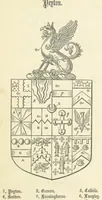 An illustration from The Visitation of Suffolk, made by William Hervey [in 1561] ... With additions from ... Jermyn, Davy, and other MSS. &c. Edited by J. J. Howard. [Extracted from “The East Anglian.” (1866)