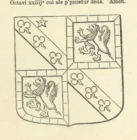 Picture 30 of 50 from The Visitation of Suffolk, made by William Hervey [in 1561] ... With additions from ... Jermyn, Davy, and other MSS. &c. Edited by J. J. Howard. [Extracted from “The East Anglian.” (1866), leaf 179
