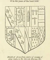 Picture 31 of 50 from The Visitation of Suffolk, made by William Hervey [in 1561] ... With additions from ... Jermyn, Davy, and other MSS. &c. Edited by J. J. Howard. [Extracted from “The East Anglian.” (1866), leaf 180