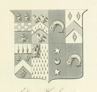 Picture 41 of 50 from The Visitation of Suffolk, made by William Hervey [in 1561] ... With additions from ... Jermyn, Davy, and other MSS. &c. Edited by J. J. Howard. [Extracted from “The East Anglian.” (1866), leaf 247