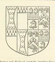 An illustration from The Visitation of Suffolk, made by William Hervey [in 1561] ... With additions from ... Jermyn, Davy, and other MSS. &c. Edited by J. J. Howard. [Extracted from “The East Anglian.” (1866)