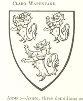 Picture 188 of 201 from Dugdale's Visitation of Yorkshire, [in 1665-66.] with additions. Edited by J. W. Clay (1899), leaf 516