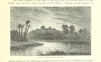 An illustration from Our Native Land, its scenery and associations. A series of 36 water-colour sketches after Rowbotham, Read, Needham, and other eminent artists. With descriptive notes. [The author of the text identified on the wrapper of pt. 1 as “the author of By Loch and by Land”, i.e. Jean L. Watson (1879)
