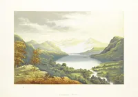 An illustration from English Lake Scenery. Illustrated with a series of coloured plates from drawings by A. F. Lydon (1880)