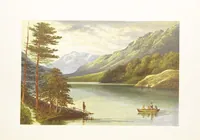 An illustration from English Lake Scenery. Illustrated with a series of coloured plates from drawings by A. F. Lydon (1880)