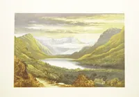An illustration from English Lake Scenery. Illustrated with a series of coloured plates from drawings by A. F. Lydon (1880)