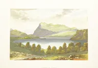 An illustration from English Lake Scenery. Illustrated with a series of coloured plates from drawings by A. F. Lydon (1880)