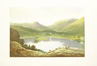 An illustration from English Lake Scenery. Illustrated with a series of coloured plates from drawings by A. F. Lydon (1880)